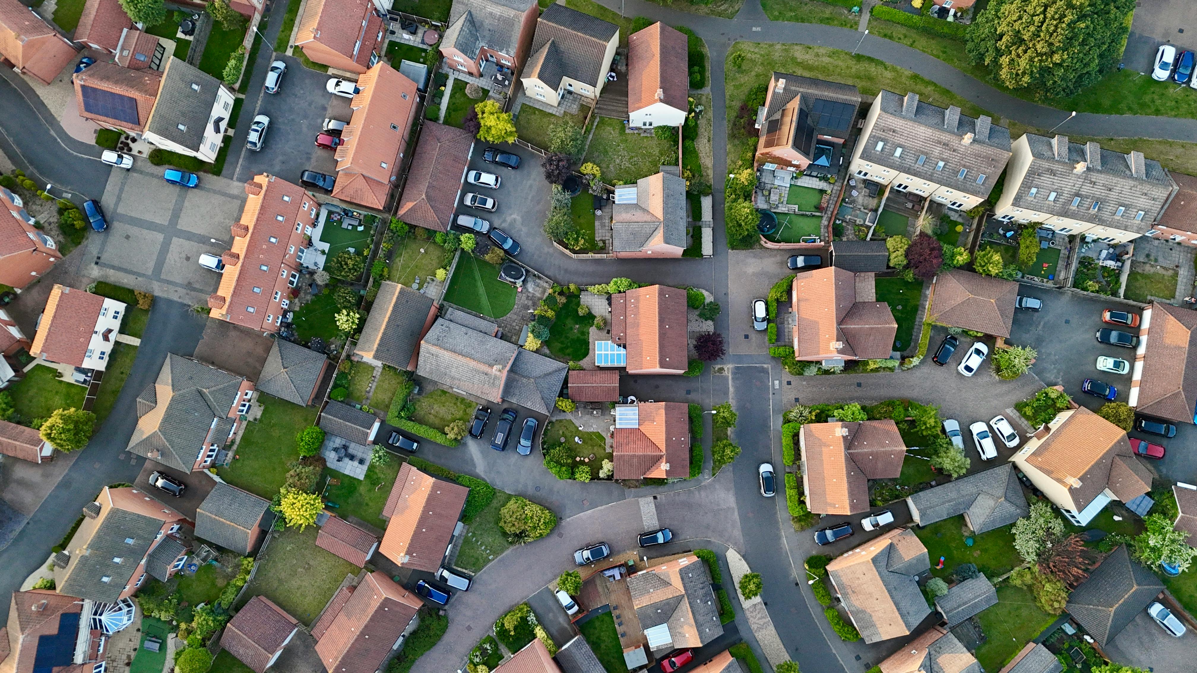 A British town street scene, representing community and place.